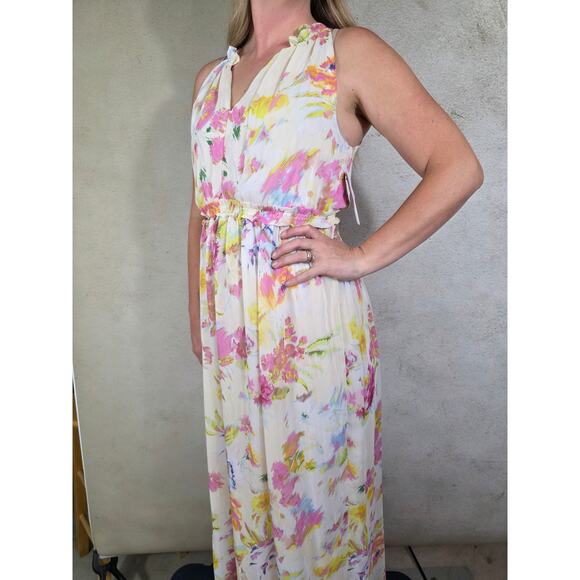 Pastel floral flowy dress - Picture 1 of 8